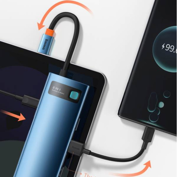 Baseus Metal Gleam Series 8-in-1 EOL