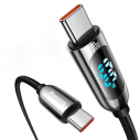 Baseus Display Fast Charging | Kabel Type-C USB-C 5A 100W Power Delivery QC4.0 1m