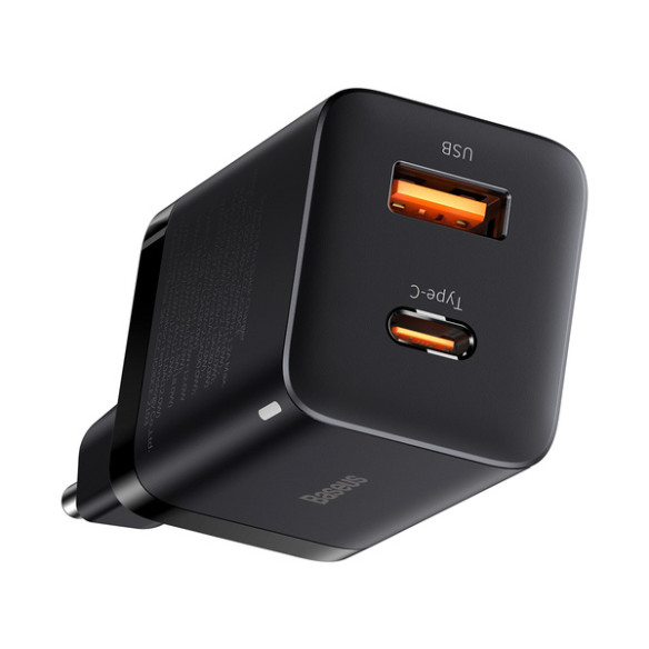 Baseus Super Si Pro | Ładowarka sieciowa USB-C USB-A 30W PD QC3.0 