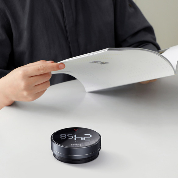 Baseus heyo rotation Pro | Stoper minutnik timer cyfrowy magnetyczny LED HD