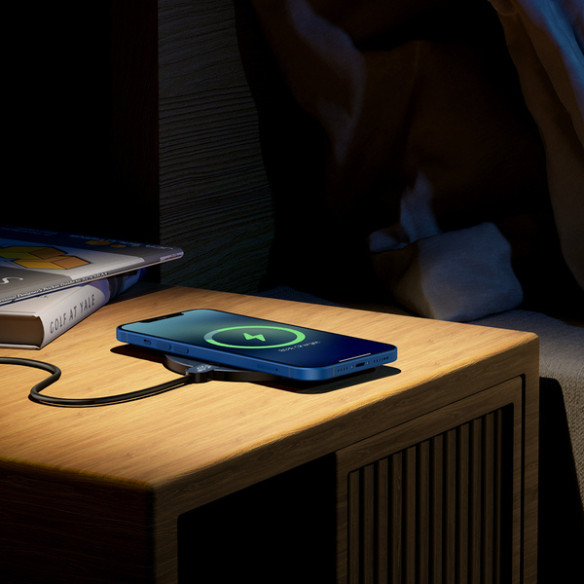 Baseus Digital LED Display Gen 2 | Ładowarka bezprzewodowa indukcyjna Qi 15W