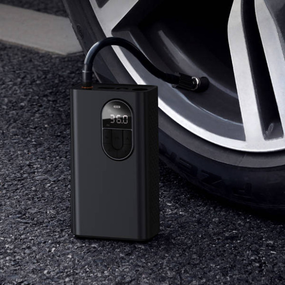 Baseus Energy Source | Mini kompresor sprężarka pompka samochodowa uniwersalna bezprzewodowa