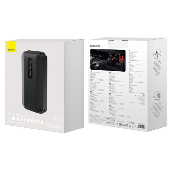 Baseus Super Energy Air | Car jump starter booster Power Bank Z funkcją rozruchu 12V 4.5L 2.5L