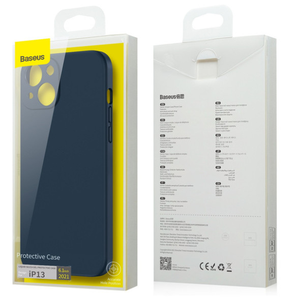 Baseus Liquid Silica Gel | Etui case obudowa pokrowiec do iPhone 13 Pro Max 6.7''