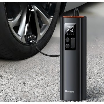 Baseus Mini Inflator Pump | Mini kompresor sprężarka pompka samochodowa uniwersalna 12V
