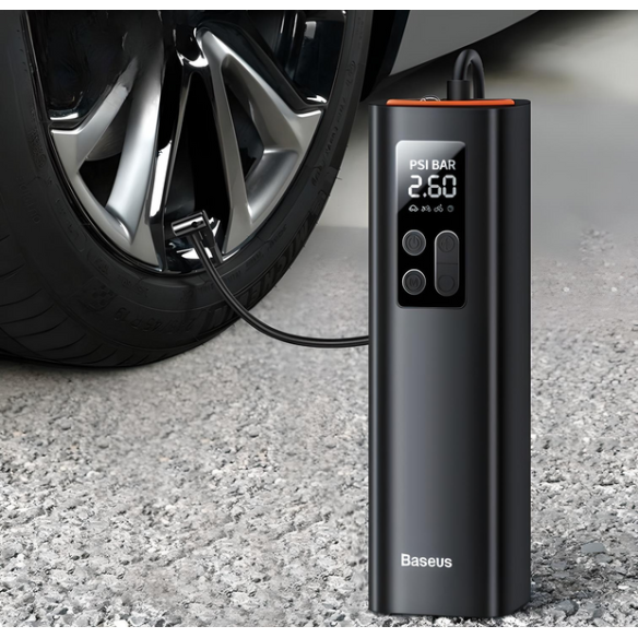 Baseus Mini Inflator Pump | Mini kompresor sprężarka pompka samochodowa uniwersalna 12V