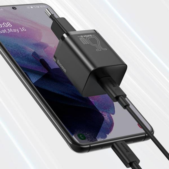 Baseus Super Si | Ładowarka sieciowa zasilacz 25W Power Delivery Quick Charge