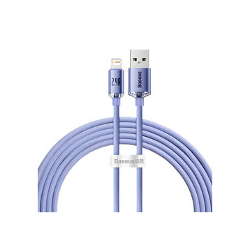 Baseus Crystal Shine | Kabel USB - Lightning do Apple iPhone iPad AirPods 2m 2.4A