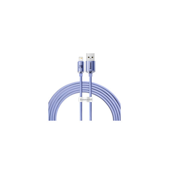 Baseus Crystal Shine | Kabel USB - Lightning do Apple iPhone iPad AirPods 2m 2.4A