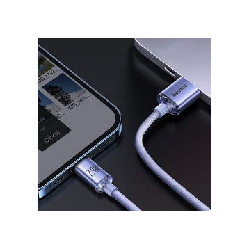 Baseus Crystal Shine | Kabel USB - Lightning do Apple iPhone iPad AirPods 1.2m 2.4A