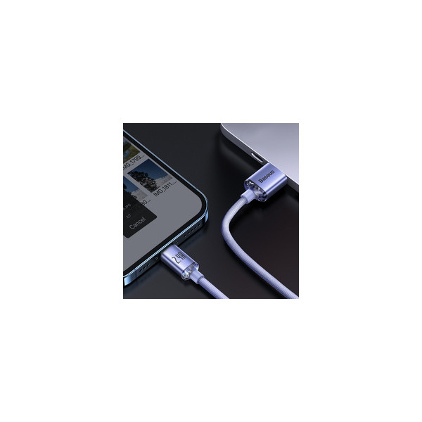 Baseus Crystal Shine | Kabel USB - Lightning do Apple iPhone iPad AirPods 1.2m 2.4A