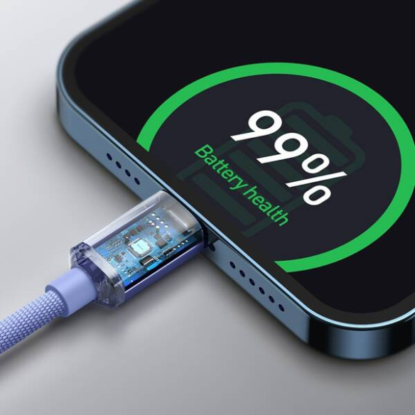 Baseus Crystal Shine | Kabel USB-C - Lightning do Apple iPhone iPad AirPods PD 20W 2M