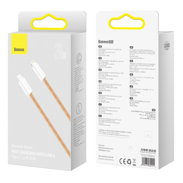 Baseus Dynamic Series | Kabel USB-C - Lightning do iPhone Power Delivery 20W 1m