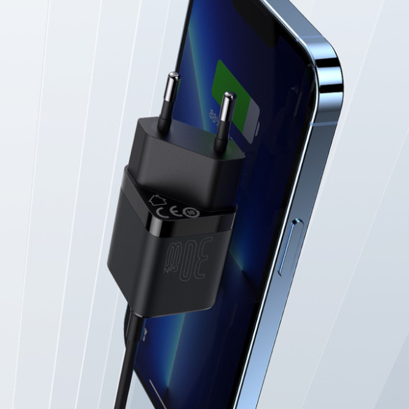 Baseus GAN3 1C | Ładowarka sieciowa zasilacz USB-C PD QC4.0 30W