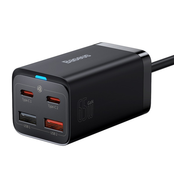 Baseus GAN3 Pro | Ładowarka sieciowa zasilacz 4x USB-A USB-C PD QC4.0 65W