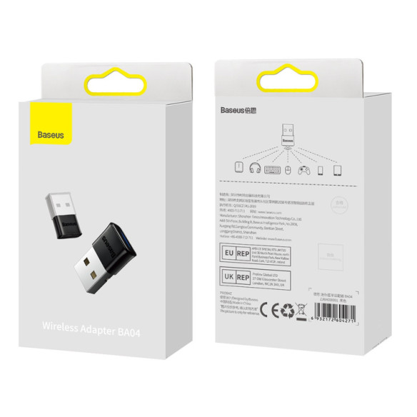 Baseus BA04 | Adapter USB odbiornik Bluetooth 5.1 