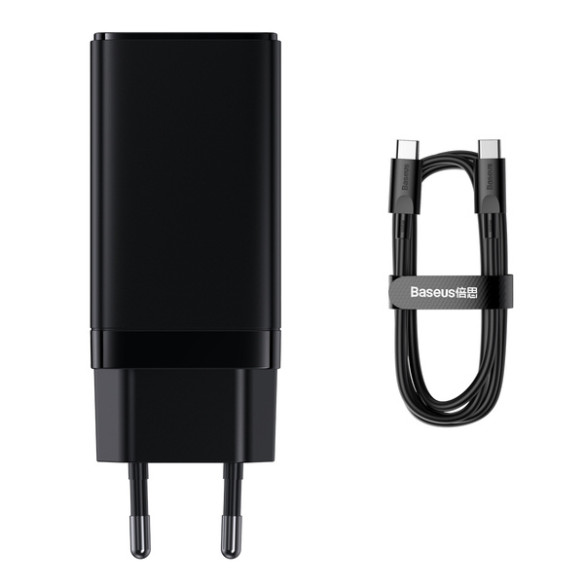 Baseus GAN3 Pro 2C+U  | Ładowarka sieciowa zasilacz 3x USB-A USB-C PD QC4.0 65W