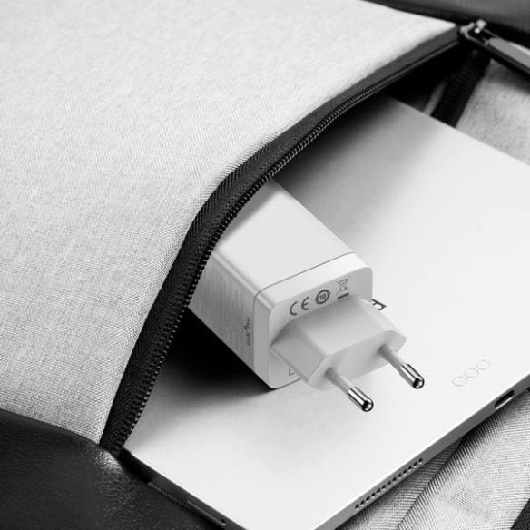 Baseus GAN3 Pro 2C+U  | Ładowarka sieciowa zasilacz 3x USB-A USB-C PD QC4.0 65W