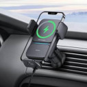 Baseus Wisdom Auto Alignment | Uchwyt samochodowy z ładowaniem bezprzewodowym Qi 15W do kratki nawiewu
