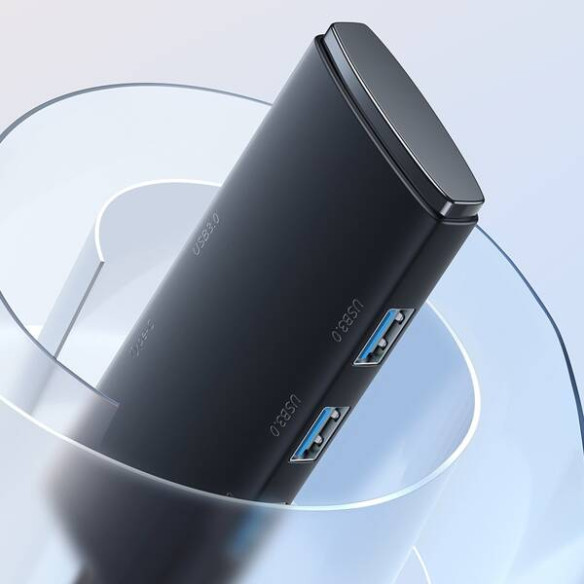Baseus Lite Series 4-Port | HUB adapter rozdzielacz USB-C - USB 3.0 *4 100cm