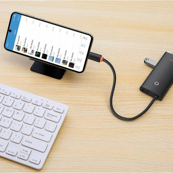 Baseus Lite Series 5-Port | Adapter HUB USB-C 3x USB3.0 HDMI PD 100W