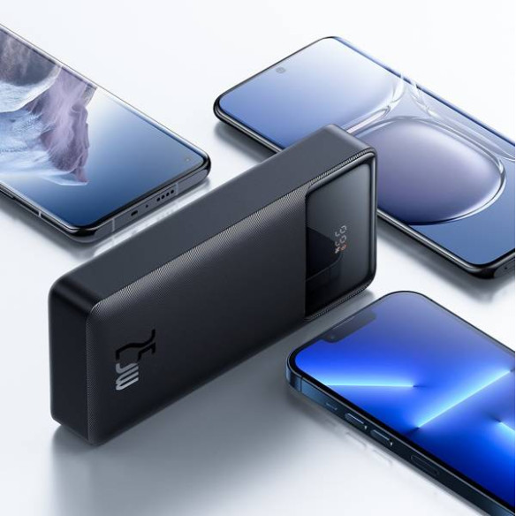 Baseus Bipow Digital Display | Power Bank 20000mAh 25W, z kablem USB-C PD EOL