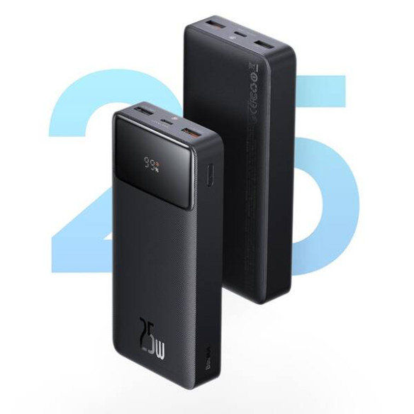 Baseus Bipow Digital Display | Power Bank 20000mAh 25W, z kablem USB-C PD EOL