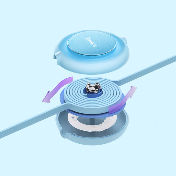 Baseus Bright Mirror 2 | Kabel z regulacją długości USB - Micro, USB-C, Lightning do iPhone 3.5A