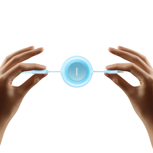 Baseus Bright Mirror 2 | Kabel z regulacją długości USB - Micro, USB-C, Lightning do iPhone 3.5A