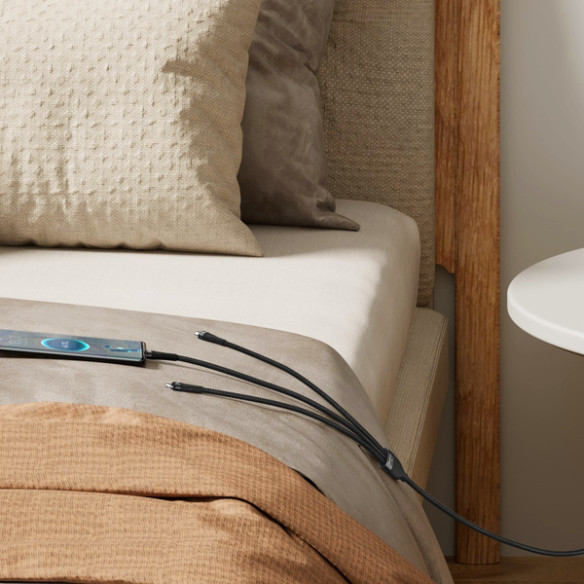 Baseus Flash Series 2 | Kabel USB-C / USB-A - USB-C, Lightning, Micro USB 1.2m 100W	