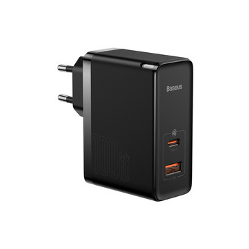 Baseus GAN5 Pro  | Ładowarka sieciowa zasilacz USB-A USB-C PD QC4.0 100W + kabel USB-C