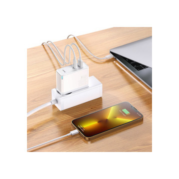 Baseus GAN5 Pro  | Ładowarka sieciowa zasilacz USB-A USB-C PD QC4.0 100W + kabel USB-C