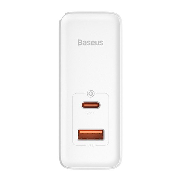Baseus GAN5 Pro  | Ładowarka sieciowa zasilacz USB-A USB-C PD QC4.0 100W + kabel USB-C