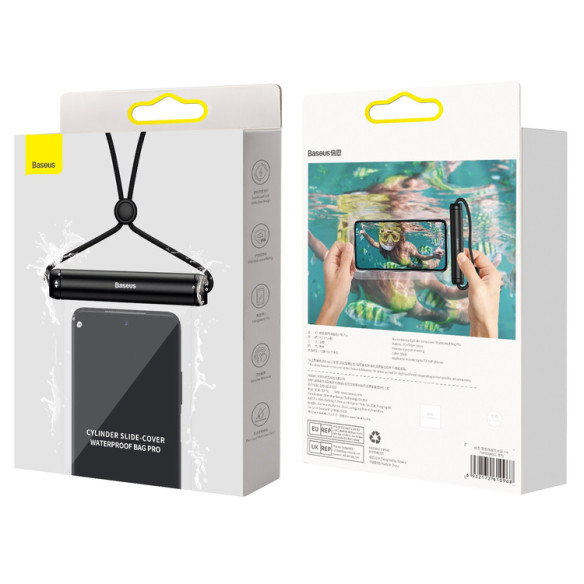 Baseus Cylinder Pro | Etui wodoodporne uniwersalne case obudowa do wody 30m IPX8