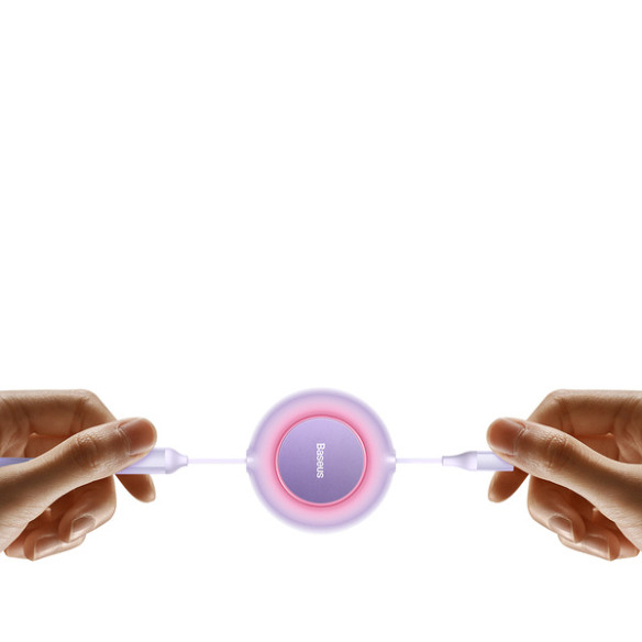 Baseus Bright Mirror 2 | Kabel z regulacją długości USB-C - Micro, USB-C, Lightning do iPhone 100W PD QC