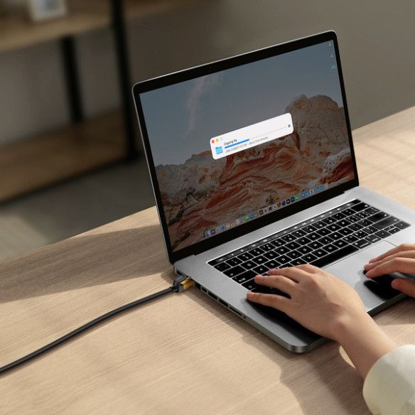 Baseus high Speed Seven | Kabel przewód sieciowy Ethernet LAN Cat7 10GB 600Mhz 1m 