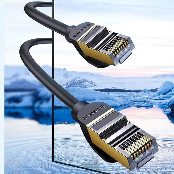 Baseus high Speed Seven | Kabel przewód sieciowy Ethernet LAN Cat7 10GB 600Mhz 5m