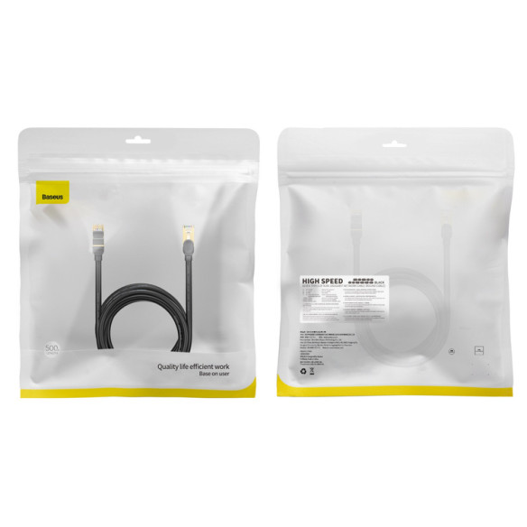 Baseus high Speed Seven | Kabel przewód sieciowy Ethernet LAN Cat7 10GB 600Mhz 5m