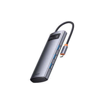 Baseus Metal Gleam 4w1 | Adapter HUB USB-C - 4x USB 3.0