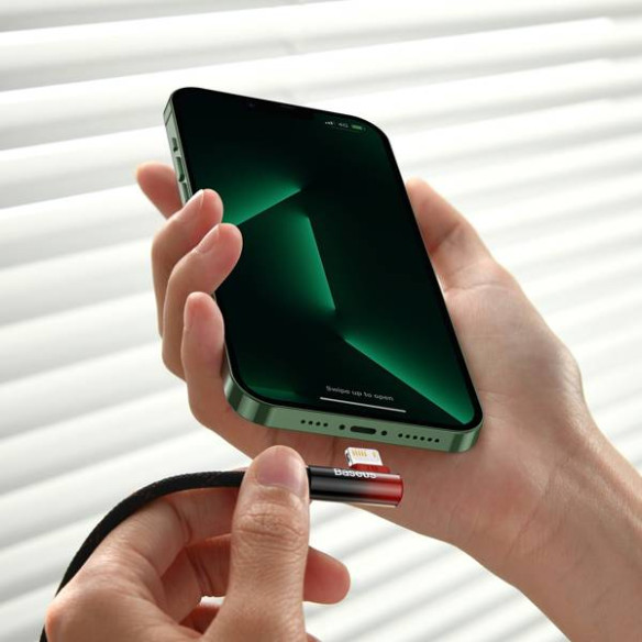 Baseus MVP 2 | Kabel kątowy USB-A - Lightning do iPhone iPad Airpods 2.4A 1m