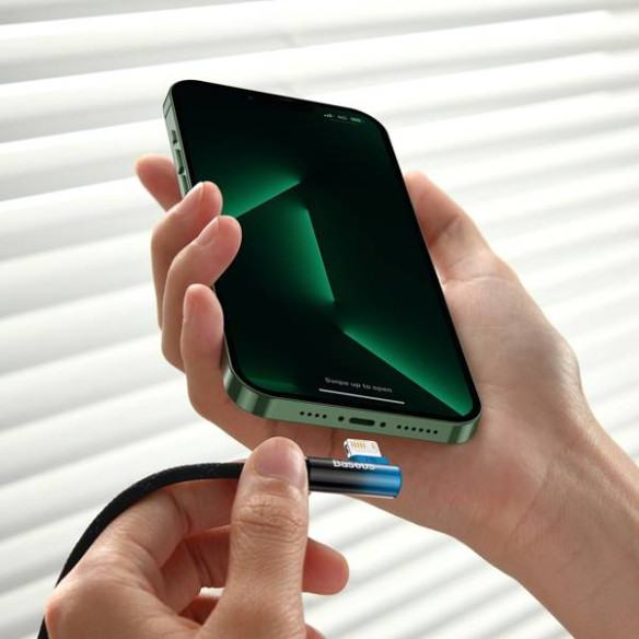 Baseus MVP 2 | Kabel kątowy USB-A - Lightning do iPhone iPad Airpods 2.4A 1m EOL