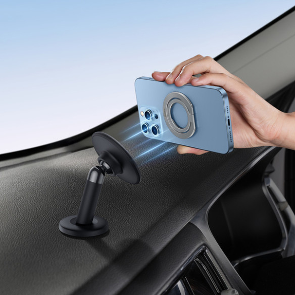 Baseus Halo | Uchwyt ring do telefonu adapter magnetyczny 3w1