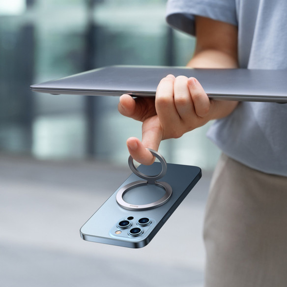 Baseus Halo | Uchwyt ring do telefonu adapter magnetyczny 3w1