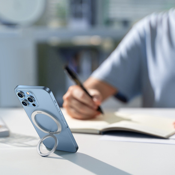 Baseus Halo | Uchwyt ring do telefonu adapter magnetyczny 3w1