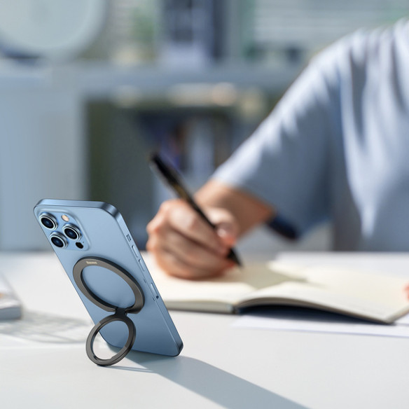 Baseus Halo | Uchwyt ring do telefonu adapter magnetyczny 3w1