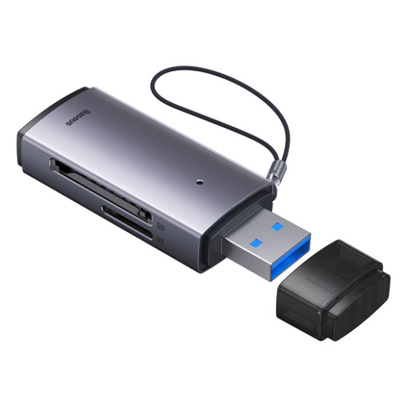 Baseus Lite Series | Adapter czytnik kart pamięci MicroSD SD TF 2TB USB3.0