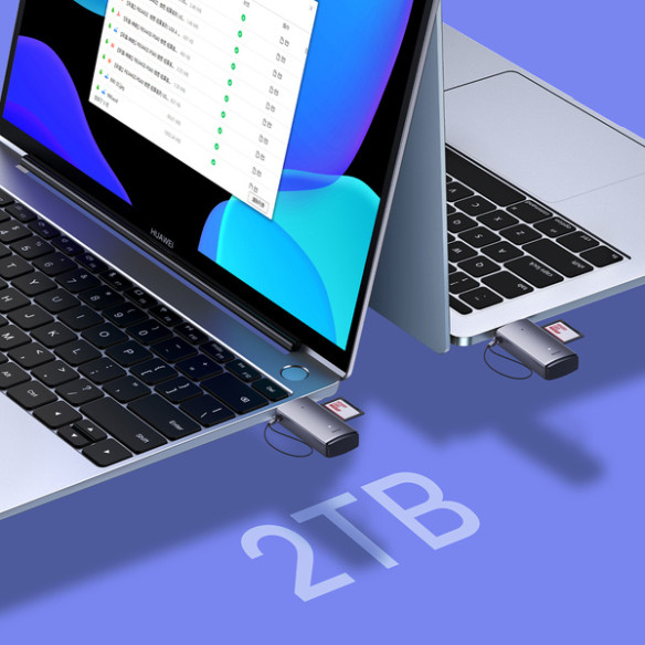 Baseus Lite Series | Adapter czytnik kart pamięci MicroSD SD TF 2TB USB3.0