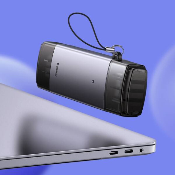 Baseus Lite Series | Adapter czytnik kart pamięci MicroSD SD TF 2TB USB3.0 USB C