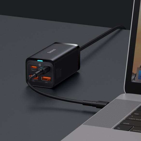 Baseus GAN3 Pro | Ładowarka sieciowa zasilacz 4x USB-A USB-C PD QC4.0 100W