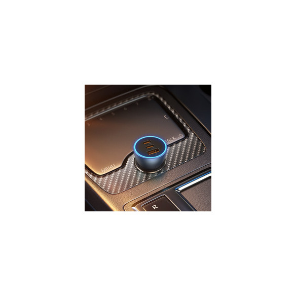 Baseus Golden Contactor Pro | Ładowarka samochodowa 2x USB-C + USB 65W QC 4.0 PD Samsung AFC 